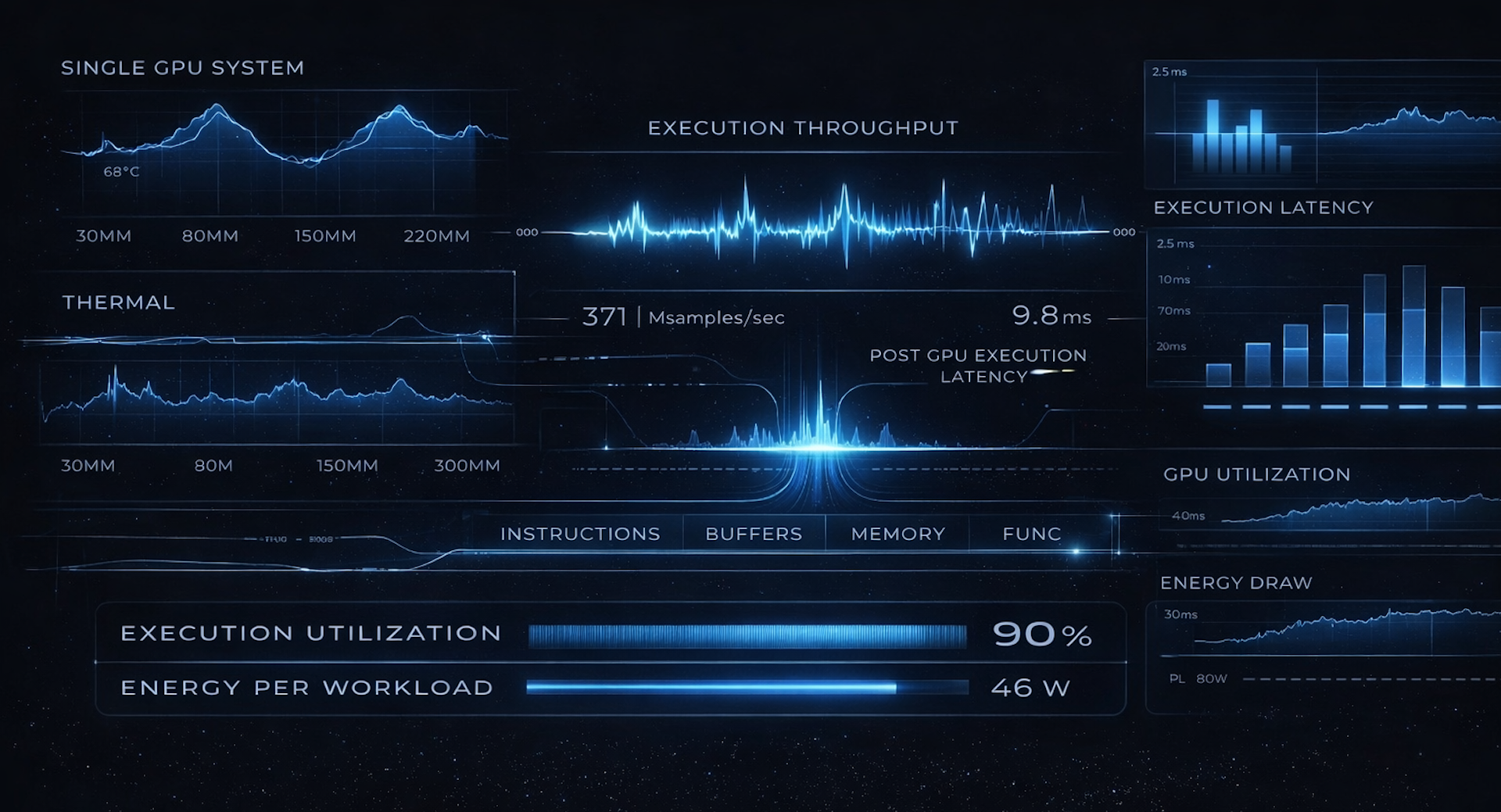 Execution-layer telemetry graphic